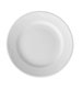 Tallrik Saturn, flat, porslin, vit