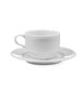 Cappuccinokopp Saturn, porslin, vit, 17 cl