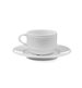 Espressokopp Saturn, porslin, vit, 9 cl
