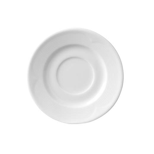 Espressofat Saturn, vit, dia 12,5 cm