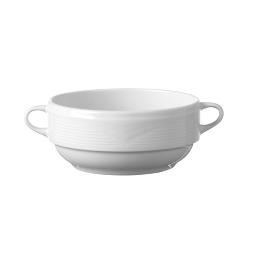 Soppskål Saturn, vit, dia 12 cm, 38 cl