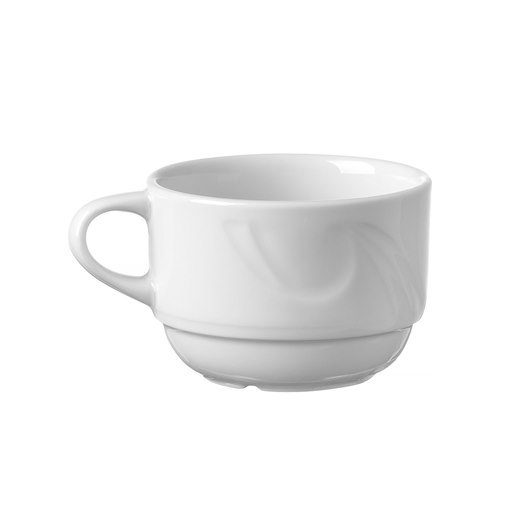 Espressokopp Karizma, porslin, vit, 9 cl