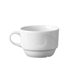 Cappuccinokopp Karizma porslin, vit, 17 cl