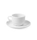 Kaffefat Delta, vit, dia 14,5 cm