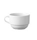 Espressokopp Delta, porslin, vit, 9 cl