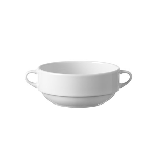 Soppskål Delta, vit, dia 16 cm, 34 cl