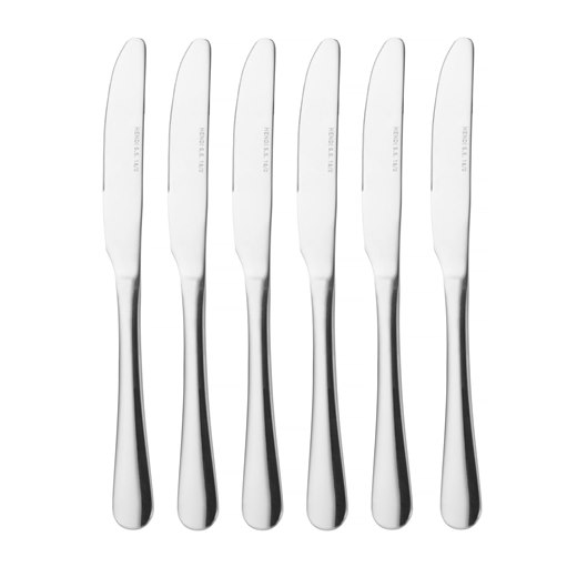 Bordskniv Profi Line, rostfritt stål, 22,5 cm, 6-pack