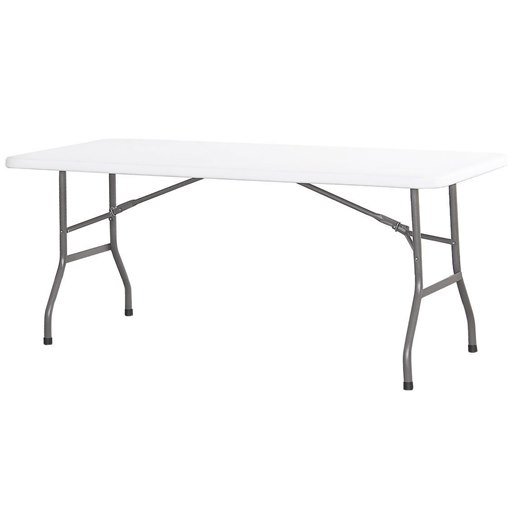 Bord, fällbart, vit, höjd 74 cm