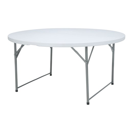 Bord Amerbox, fällbart, dia 150 cm, höjd 74 cm