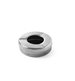 Askfat, med lock, rostfritt stål, dia 9 cm, 3-pack