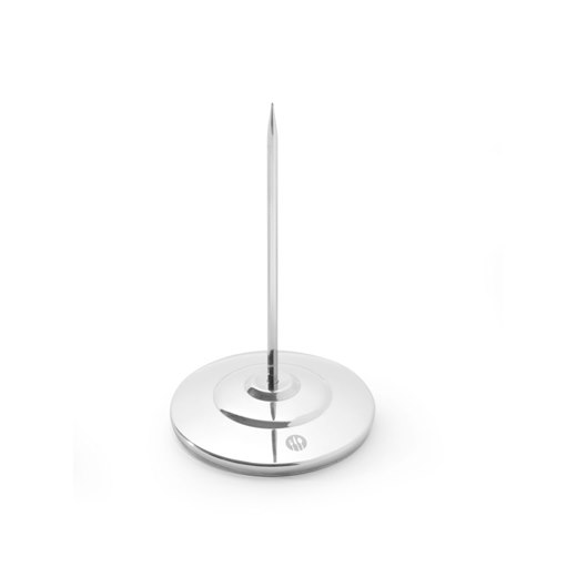 Kvittohållare, rostfritt stål, dia 8 cm
