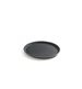 Serveringsbricka, polyester, non-slip, rund, svart