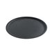 Serveringsbricka, polyester, non-slip, rund, svart