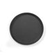 Serveringsbricka, polyester, non-slip, rund, svart