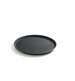 Serveringsbricka, rund, polypropen, non-slip, svart