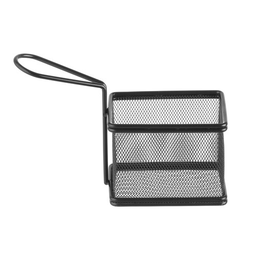 Minikorg, rostfritt stål, svart