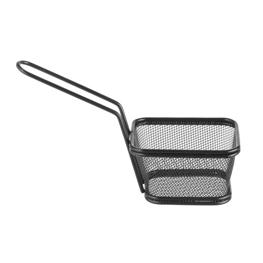 Minikorg, rostfritt stål, svart