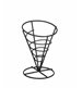 Pommeshållare, svart, dia 11,5 cm, höjd 17,2 cm
