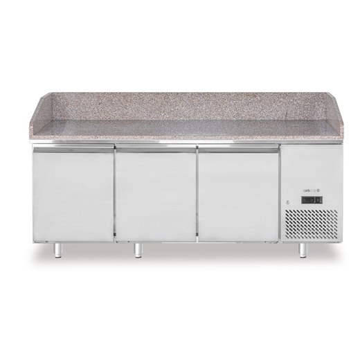 Pizzakylbänk Arktic, 375 liter, 400 W, 230 V, 3 dörrar
