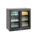 Backbar-kyl Arktic, svart, skjutdörrar, 160 W, 220 V, 158 liter