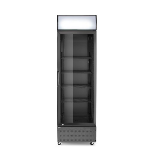 Backbar-kyl Arktic, svart, upplyst displaypanel, 250 W, 220 V, 254 liter
