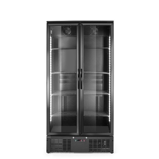 Backbar-kyl Arktic, svart, dubbeldörrar, 365 W, 220 V, 384 liter