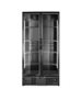 Backbar-kyl Arktic, svart, dubbeldörrar, 365 W, 220 V, 384 liter