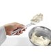 Slickepott Kitchen Line, skedformad, vitt handtag