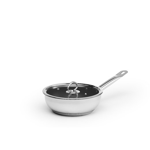 Sauteuse, rostfritt stål, belagd