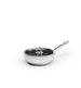 Sauteuse, rostfritt stål, belagd