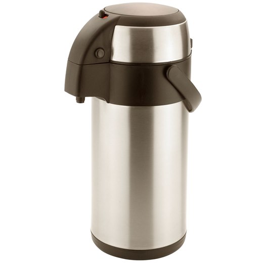 Pumptermos, rostfritt stål, 2,5 liter