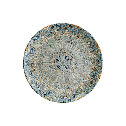 Tallrik Mosaik Gourmet, flat, dia 21 cm