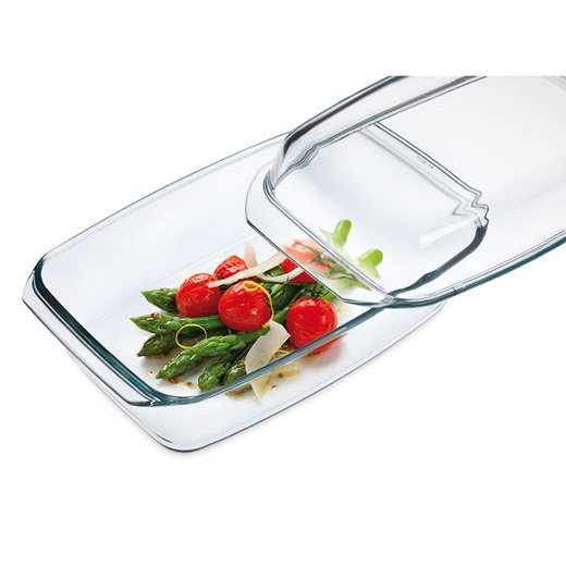 Ugnsform Simax med lock, rektangulär, 34,8x20,3 cm