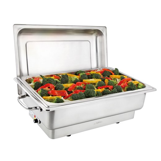 Chafing Dish, 1000 W, 230 V, inkl 1st kantin, GN 1/1, djup 100 mm