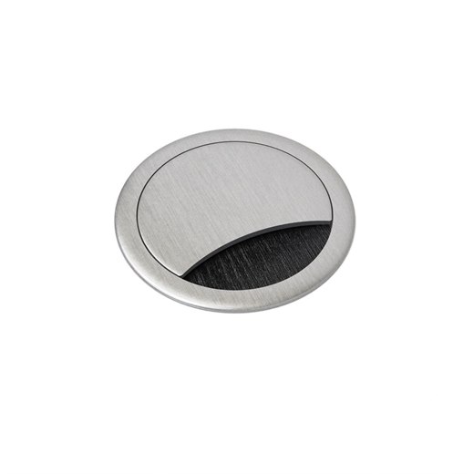 Bordslock Axessline Cable Grommet Medium med borst, dia 6 cm