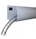 Kabeldike Axessline LiftPipe Tray, längd 145 cm, silver