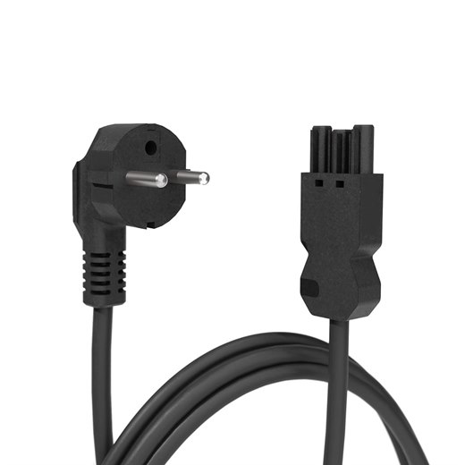 Strömkabel Axessline Connection Cord, CEE 7/7 till 3PC, svart