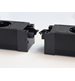 Uttagsmodul Axessline Outlet Connect, typ F, 4 eluttag, 3PC, svart