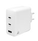 Väggadapter Aqiila, 2 USB-C, 1 USB-A, 120 W, vit
