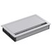 Bordslock Axessline Single Lid, 19,5x11,6 cm, silver
