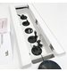 Montagebrunn Powerdot Tray 02 för 5 powerdots, 60 cm lock
