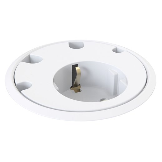 Powerdot 10, typ F, 1 eluttag, 4 kabelgenomföring