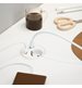 Powerdot 12, typ F, 1 eluttag, 1 USB-A laddare, 12 W, 1 data