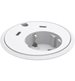 Powerdot 17, typ F, 1 eluttag, 2 USB-C laddare, 30 W, 1 kabelgenomföring