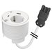 Powerdot 16, typ F, 1 eluttag, 1 USB-C port, 1 USB-A laddare, 12 W, 2 kabelgenomföringar, 3PC
