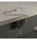 Powerdot Bracket Kit 05 - Konsol inklusive 1 eluttag typ F, 2 USB-C la