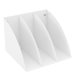 Pärmhållare Uniform Sort 04, 27x25,5x20 cm, skenmonterad, vit