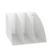 Pärmhållare Uniform Sort 04, 27x25,5x20 cm, skenmonterad, vit