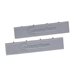 Ändstycke Uniform End Cover 01 för Toolbar-skena, 1,6x7,2 cm, 2-pack