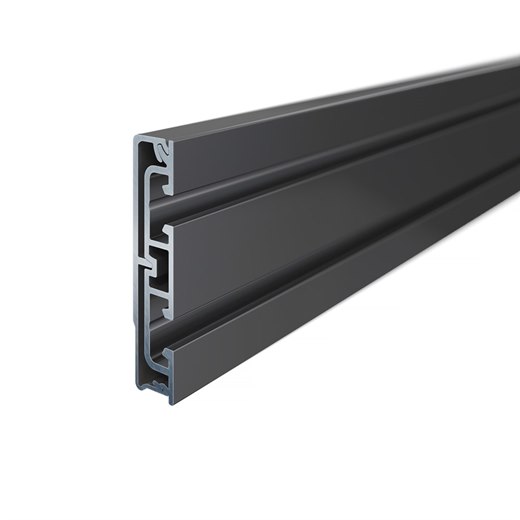 Monteringsskena Uniform Rail 02, längd 115 cm